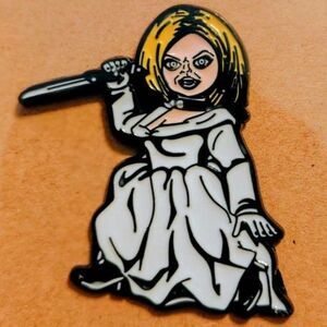 Tiffany "Bride of Chucky" Valentine Enamel Pin - Child's Play Horror Collectible